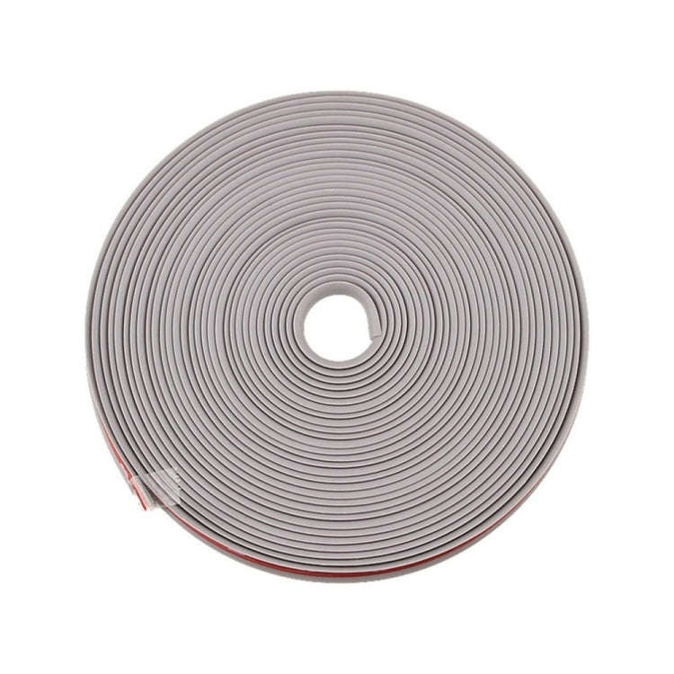 8m/roll Car Wheel General Sticker Modified Protection Sticker Anti-collision Strip(Gray)