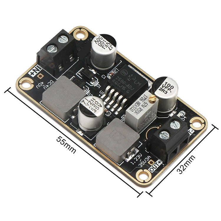 LM2596-ADJ DC-DC Adjustable Step-Down Power Module 4V-40V To 1.23-35V 3A Stereotype Board(As Show)