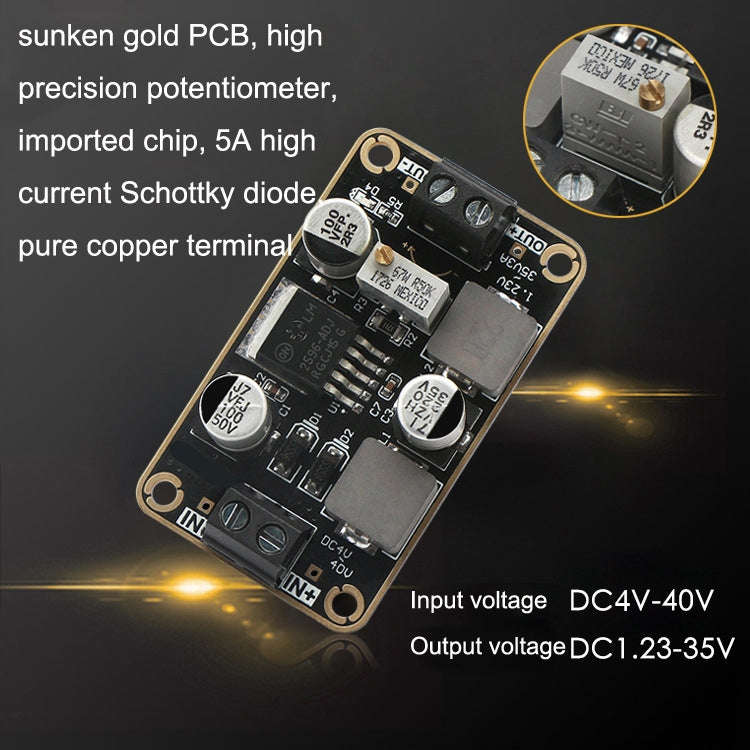 LM2596-ADJ DC-DC Adjustable Step-Down Power Module 4V-40V To 1.23-35V 3A Stereotype Board(As Show)