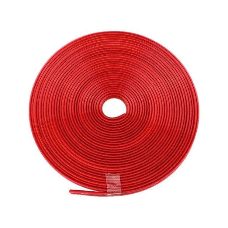 Car Wheel General TPE Protection Ring Bumper Wheel Decoration Modification Supplies(Red)