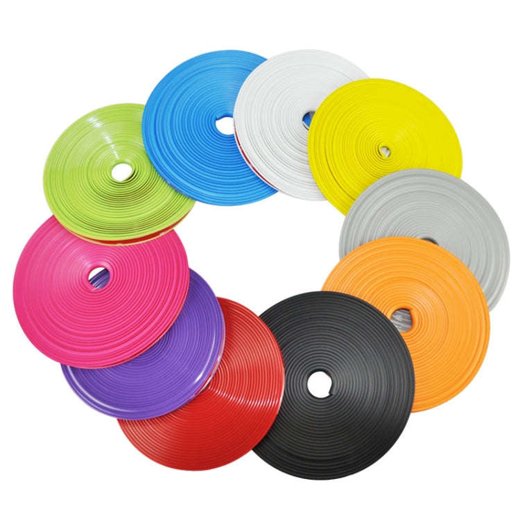 Car Wheel General TPE Protection Ring Bumper Wheel Decoration Modification Supplies(Yellow)