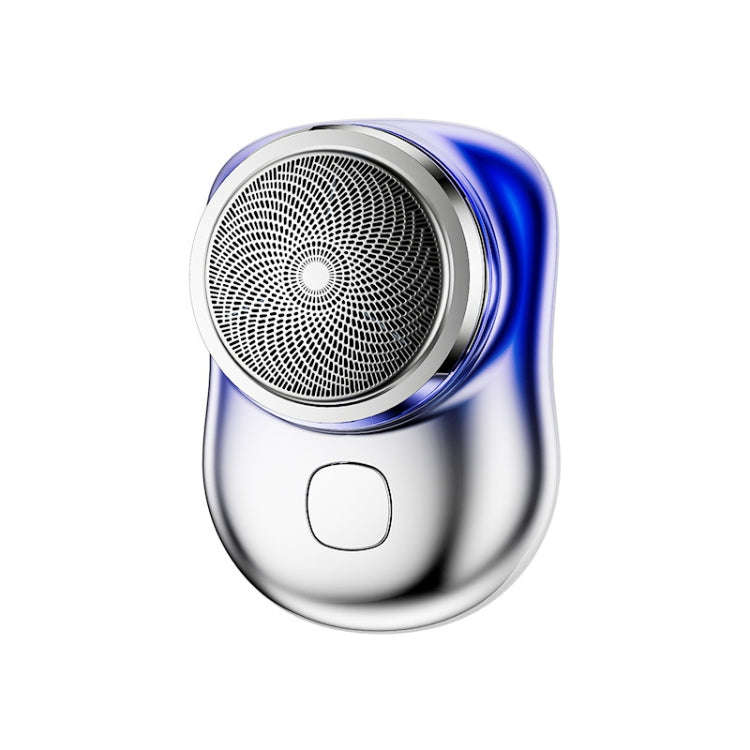 Electric Mini Shaver USB Rechargeable Waterproof Portable Razor(Gradient Blue)