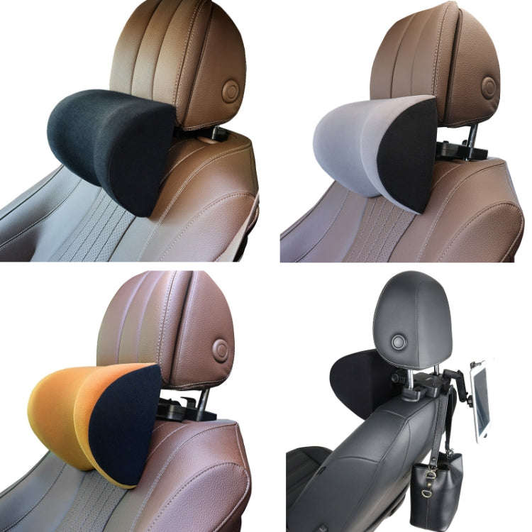 A09 5D Car Universal Adjustment U-shaped Memory Foam Headrest, Color: Black