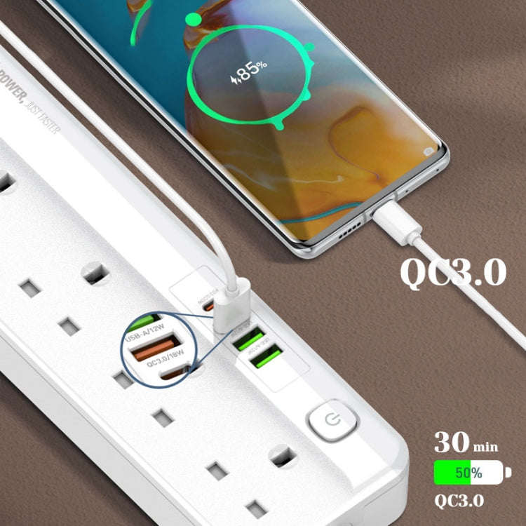 LDNIO 5+4 Ports Multifunctional Travel Home Office Fast Charging Socket(UK Plug)