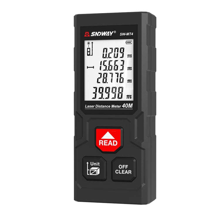 SNDWAY MT4 Battery Model Infrared Rangefinder High Precision Electronic Ruler Laser Rangefinder