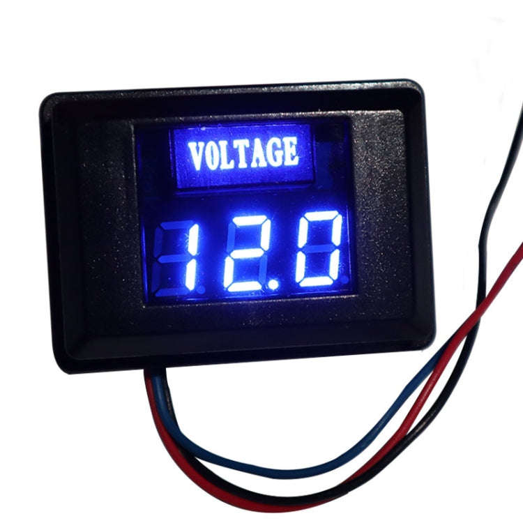 DES-2 Car Battery Voltage Meter DC LED Digital Display 12V Motorcycle RV Yacht Voltage Meter Dete...