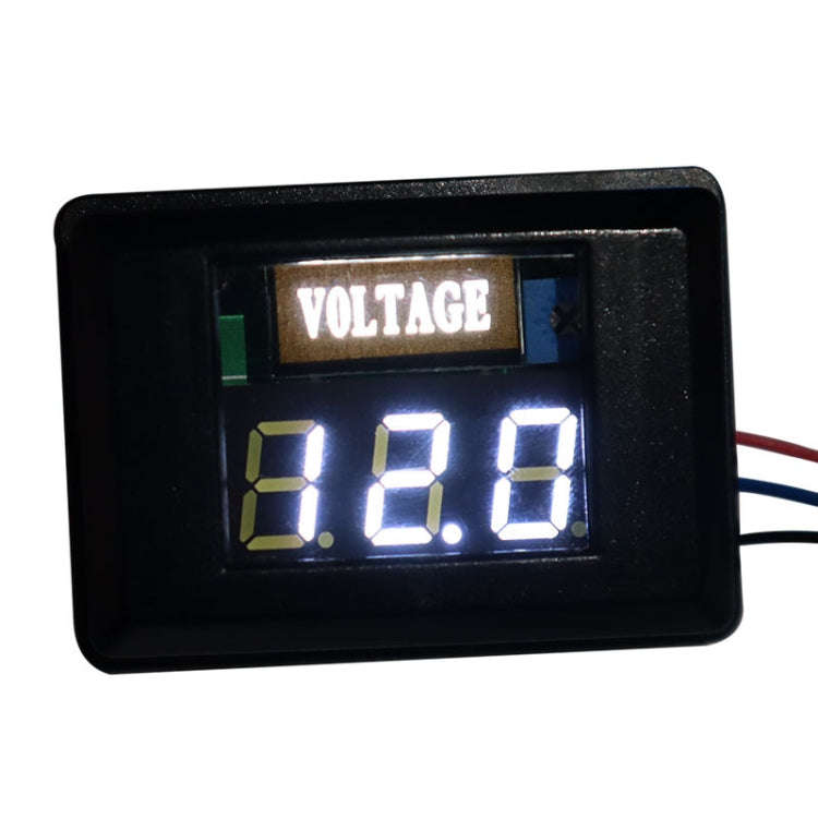 DES-2 Car Battery Voltage Meter DC LED Digital Display 12V Motorcycle RV Yacht Voltage Meter Dete...