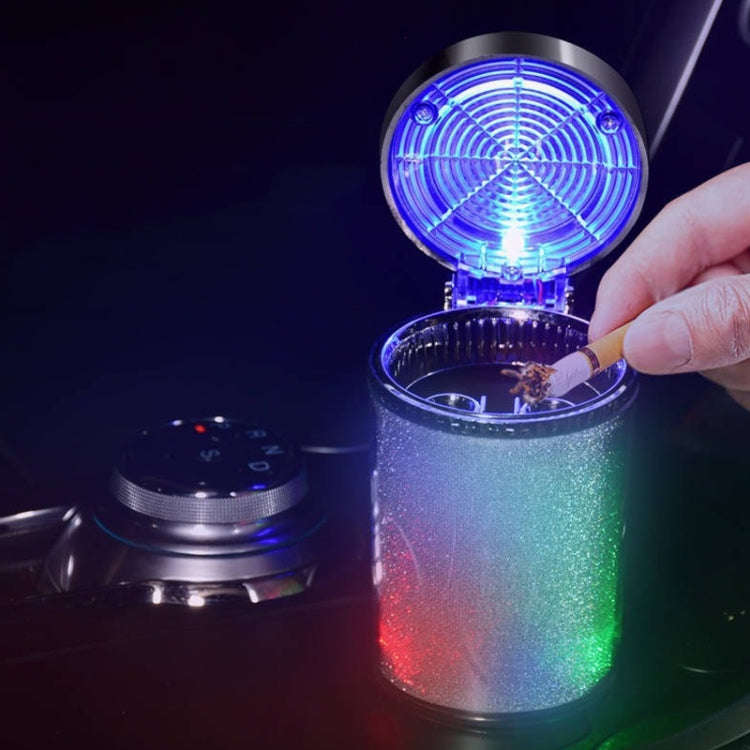 Car Air Conditioner Outlet Ashtray With LED Light(10x7.8cm)