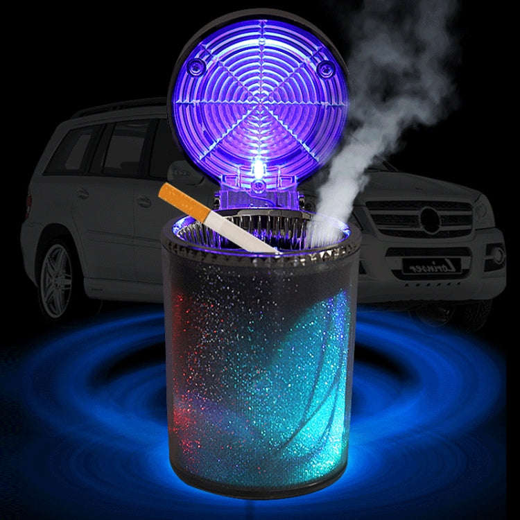 Car Air Conditioner Outlet Ashtray With LED Light(10x7.8cm)