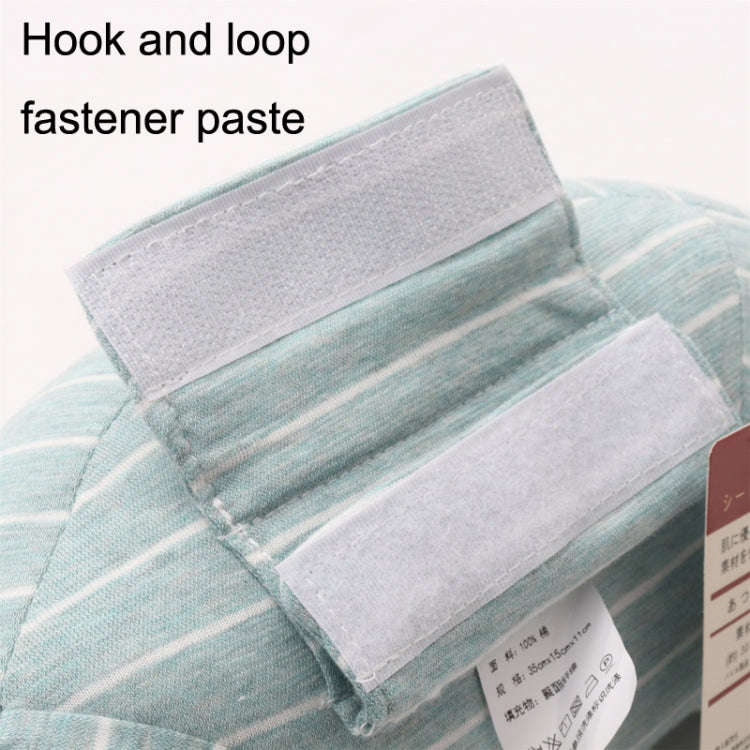2pcs Children Neck Headrest Comfortable Shoulder Cover Car Neck Guard Pillow(Gray Strip)