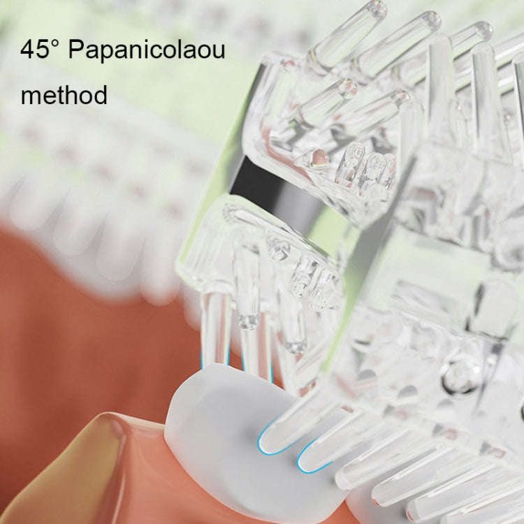 S8 2pcs Children Cartoon Animal Manual U-shaped Silicone Toothbrush for 2-12 Years Old(Pink Tiger)