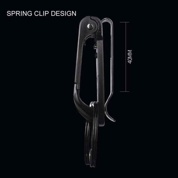 HONEST Metal Spring Clip Keychain Car Key Holder Waist Hanging Buckle(Golden)