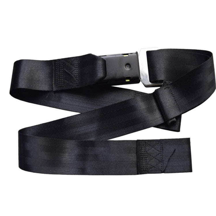 2pcs B7 Free Installation Motorcycle / Stretcher / Electric Wheelchair Seat Belt(Black)
