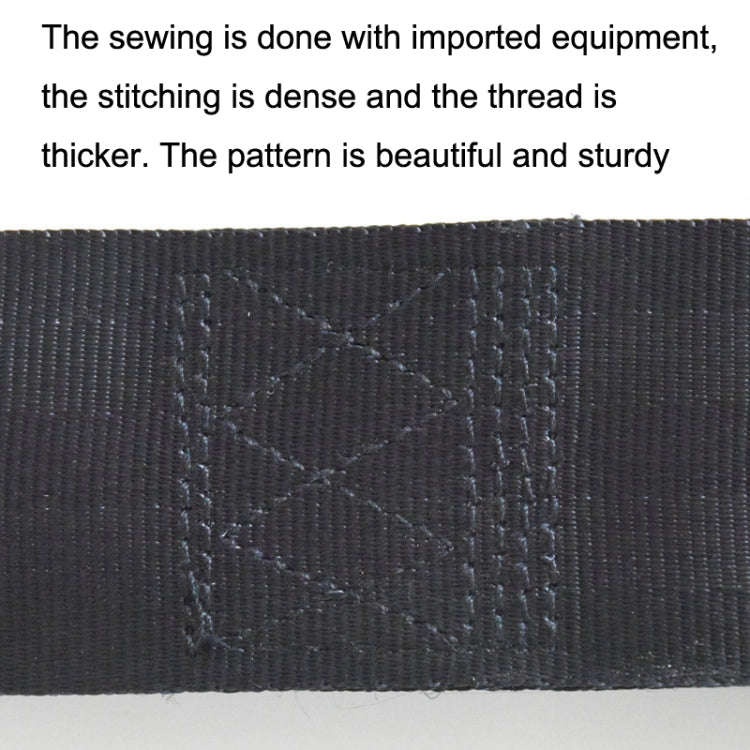 2pcs B7 Free Installation Motorcycle / Stretcher / Electric Wheelchair Seat Belt(Black)