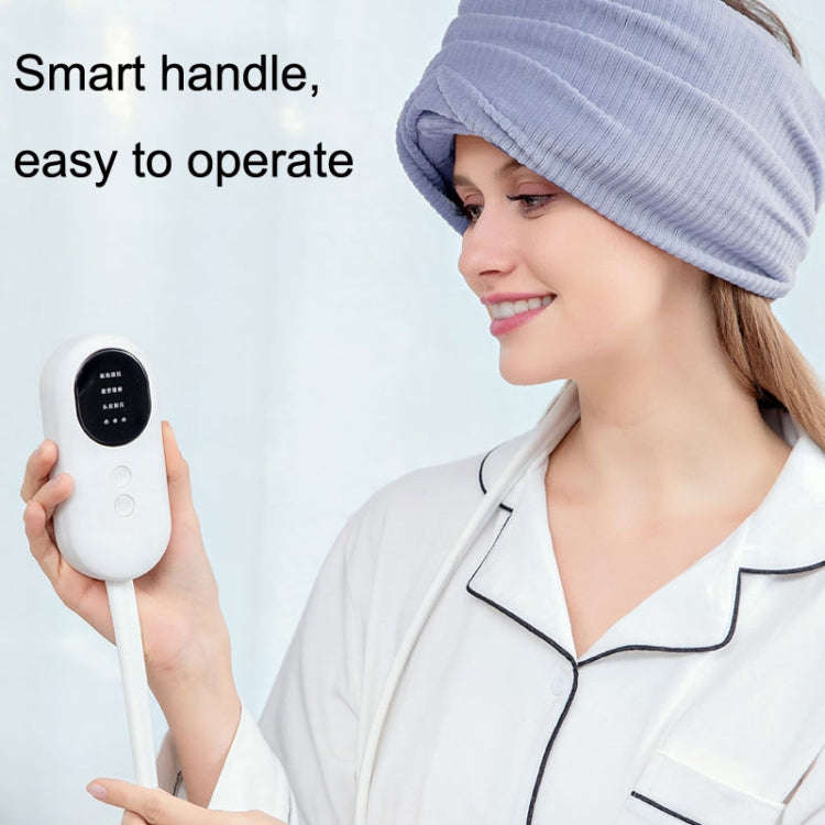 K2009 Air Wave Head Massage Device Heating Compress Airbag Home Sleep Massage Instrument(Grey)