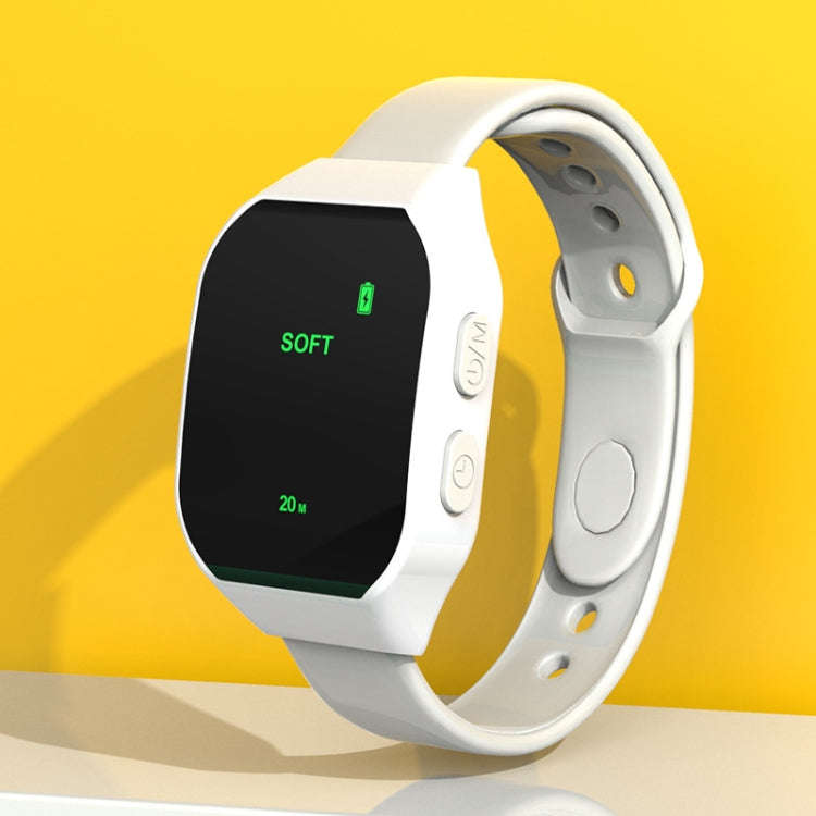 Watch Sleeping Instrument Intelligent Portable Pulse Soothing Insomnia Massage Instrument(White)