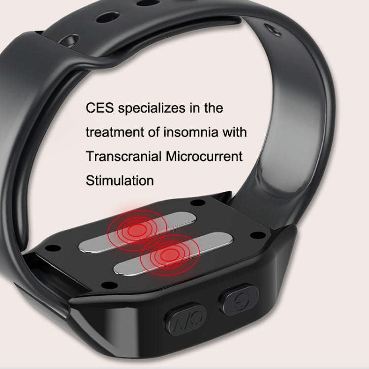 Watch Sleeping Instrument Intelligent Portable Pulse Soothing Insomnia Massage Instrument(White)