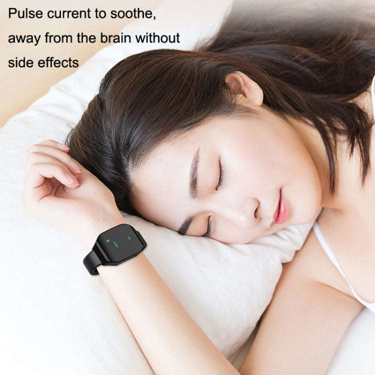 Watch Sleeping Instrument Intelligent Portable Pulse Soothing Insomnia Massage Instrument(White)