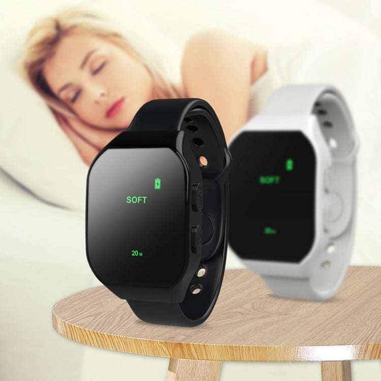 Watch Sleeping Instrument Intelligent Portable Pulse Soothing Insomnia Massage Instrument(White)