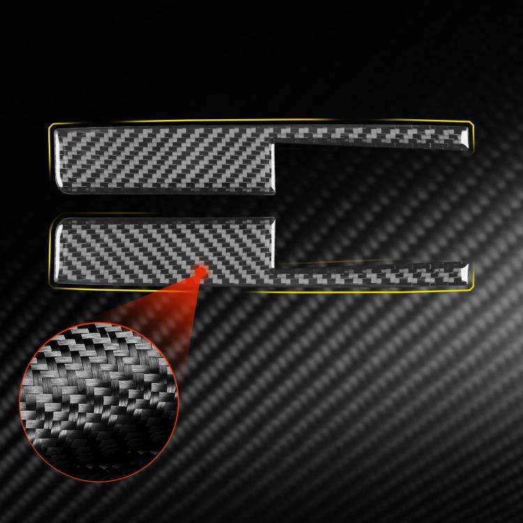 For Chevrolet Corvette C8 2pcs /Set Car Door Lock Switch Sticker(Black)
