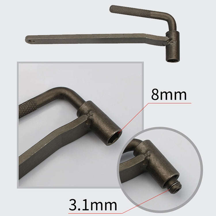Valve Gongs / Valve Screw Spanner / Motorbike Valve Screw Adjustment Tool(8mm hexagonal / 3.1mmmm...