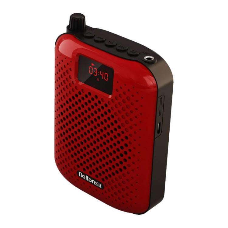 Rolton K500 Bluetooth Audio Speaker Megaphone Voice Amplifier Support FM TF Recording(Red)