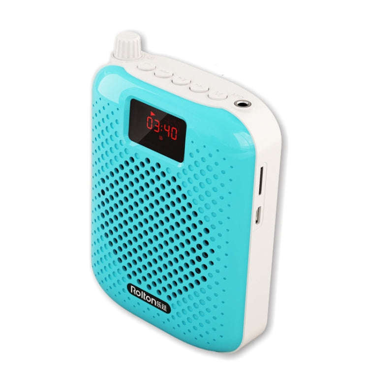 Rolton K500 Bluetooth Audio Speaker Megaphone Voice Amplifier Support FM TF Recording(Blue)
