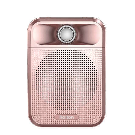 Rolton  K700 Bluetooth Dual-speaker Audio Speaker Megaphone Voice Amplifier(Rose Gold)