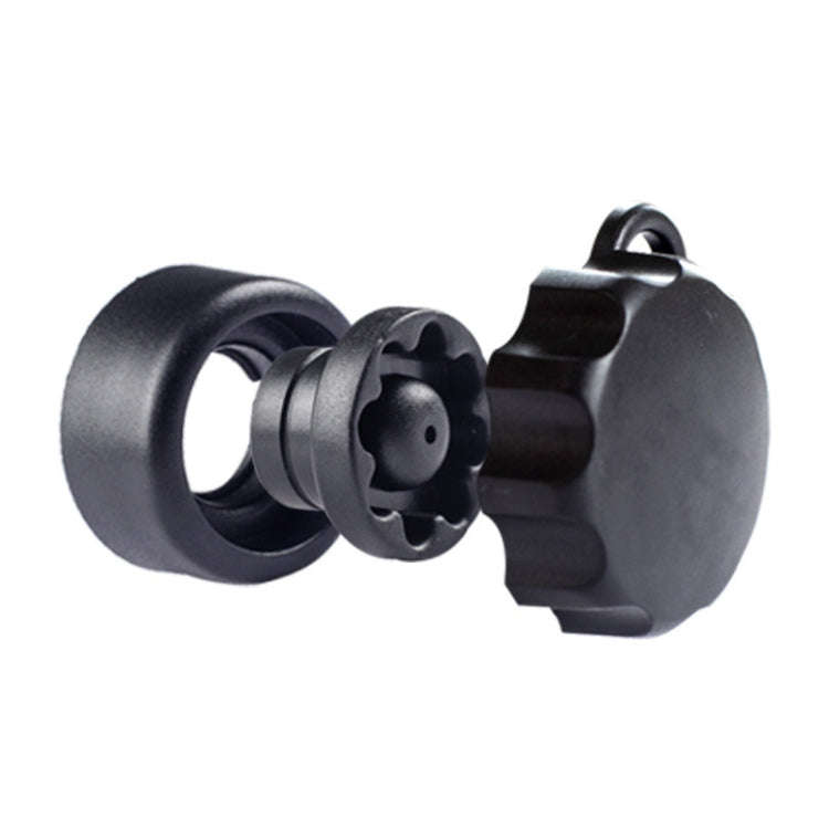 M6 Copper Nut Ant-theft Knob Motorcycle Mobile Phone Navigation Bracket Ant-theft Accessories(Black)