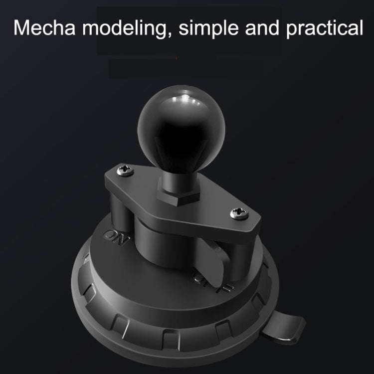 Car Windshield Dashboard Phone Holder Ball Head Suction Cup Base(Black)