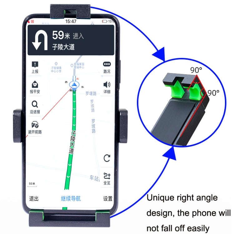 A04 Metal Motorcycle Mobile Phone Navigation Bracket Bicycle Frame Multifunctional Car Fixed Clam...