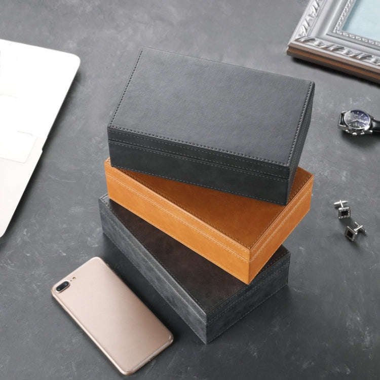 Crazy Horse Pattern Mobile Phone Radiation Protection RFID Signal Shielding Box(Dark Gray)
