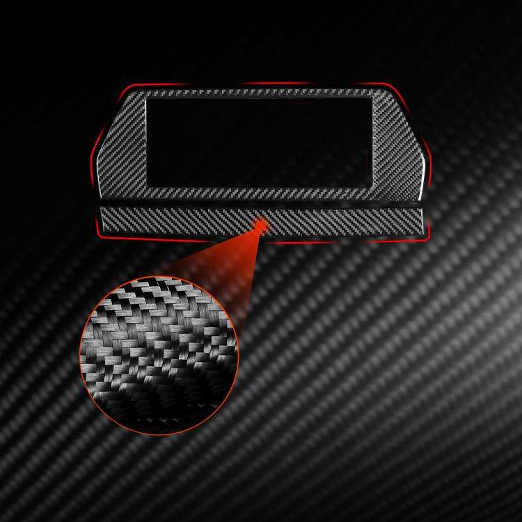 For 2019-2024 BMW 8 Series G14 Left-hand Drive 2pcs /Set Navigation Screen Frame Sticker(Black)