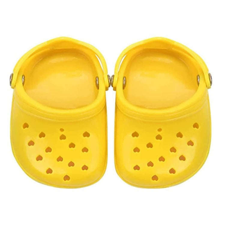 PETS119 2pcs Pet Cave Shoes Dog Slippers Beach Shoes(Yellow)