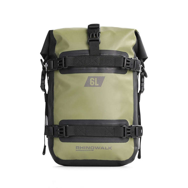 Rhinowalk MT2206 6L Waterproof Motorcycle Bumper Bag Outdoor Riding Bag(Green)
