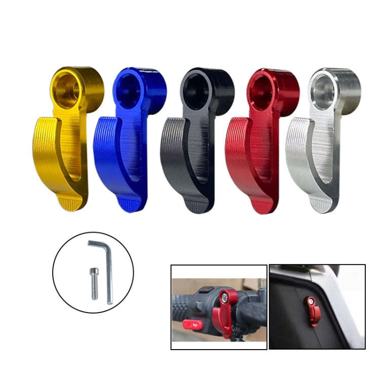 2pcs Motorcycle Modified Helmet Hook Scooter Side Storage Hook(Blue)