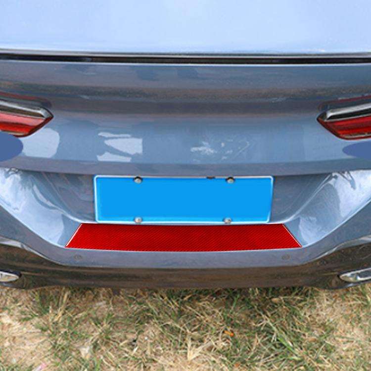 For 2019-2024 BMW 8 Series G14 Universal External Rear Guard Plate Sticker(Black)