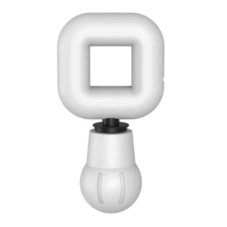 TS201 Square Muscle Relaxation Wireless Fascia Gun Mini Adjustable Portable Massager(White)
