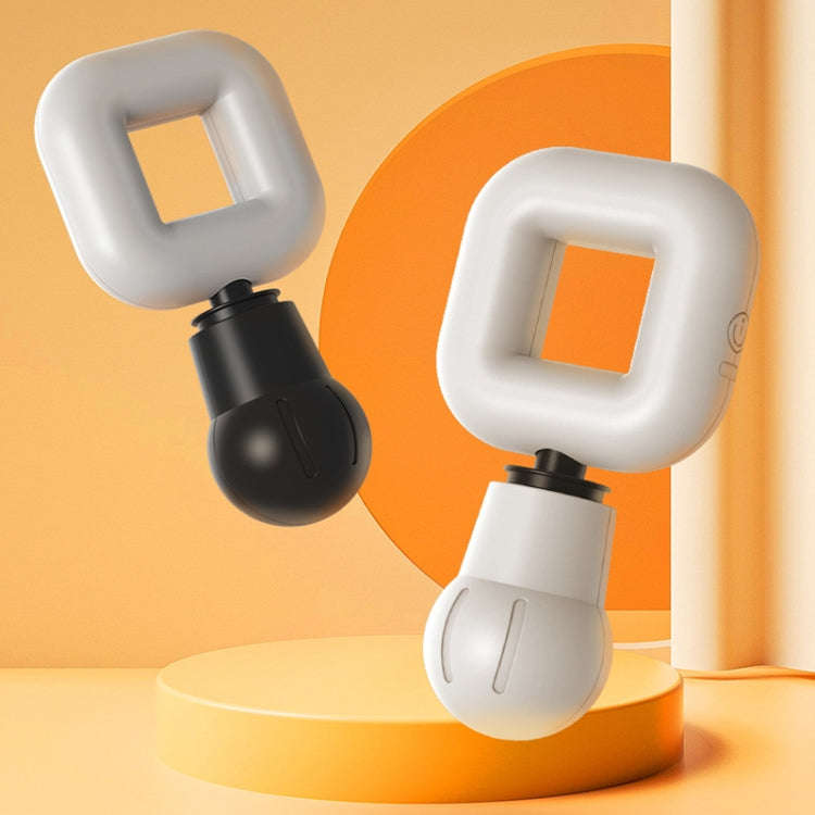 TS201 Square Muscle Relaxation Wireless Fascia Gun Mini Adjustable Portable Massager(White)