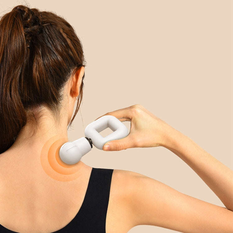 TS201 Square Muscle Relaxation Wireless Fascia Gun Mini Adjustable Portable Massager(Black)
