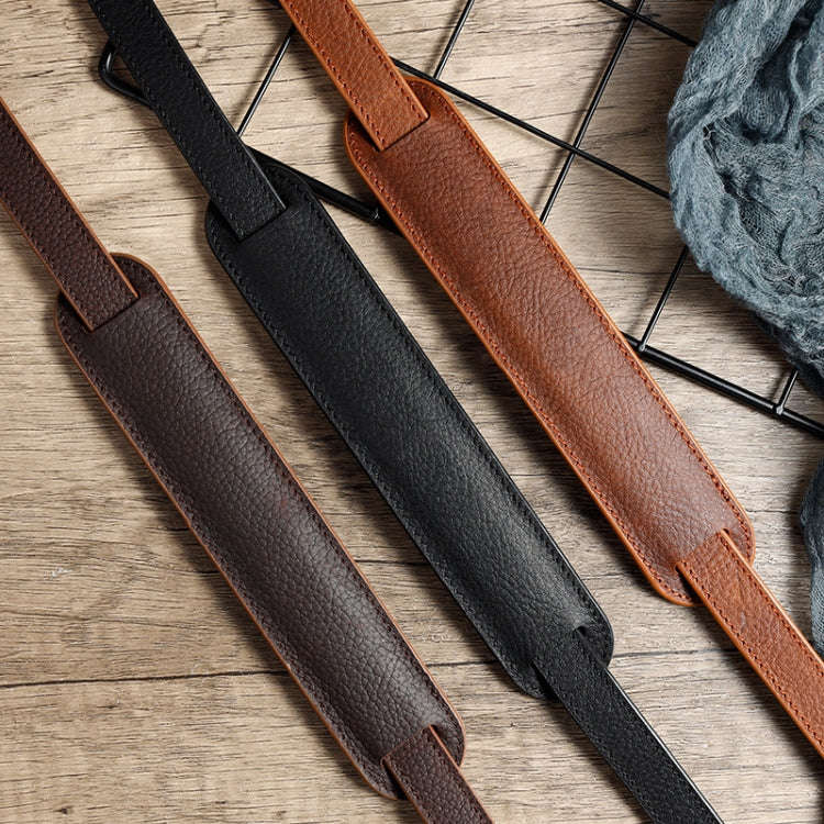 Outdoor Photography Cowhide Leather Camera Shoulder Hanging Neck Winding Strap, Spec: Split Leath...