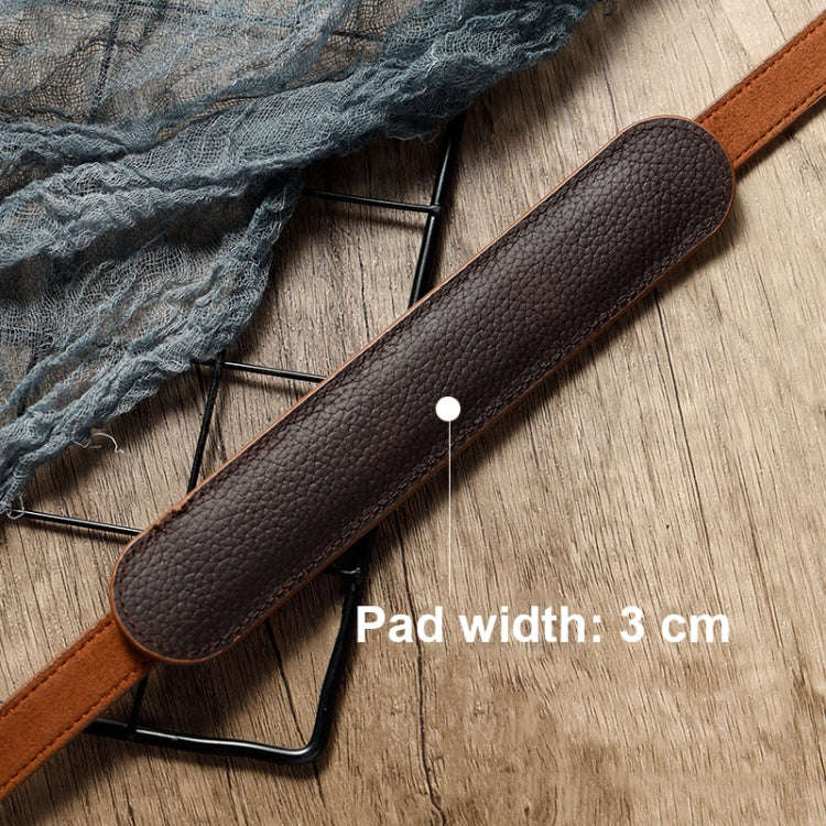 Outdoor Photography Cowhide Leather Camera Shoulder Hanging Neck Winding Strap, Spec: Split Leath...