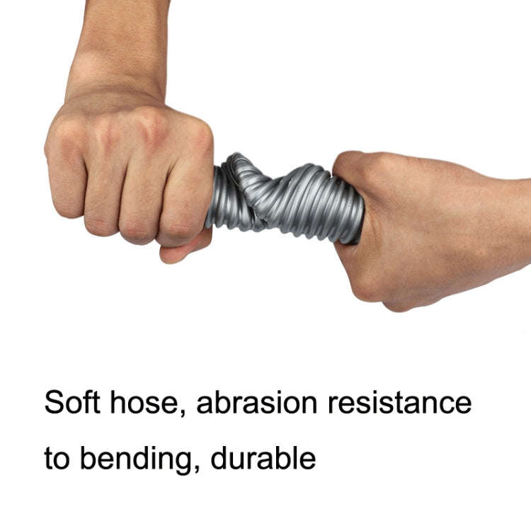 For Jieba / Baiyun BF501 / 502 Vacuum Cleaner Accessories Threaded Hose(Silver Gray)