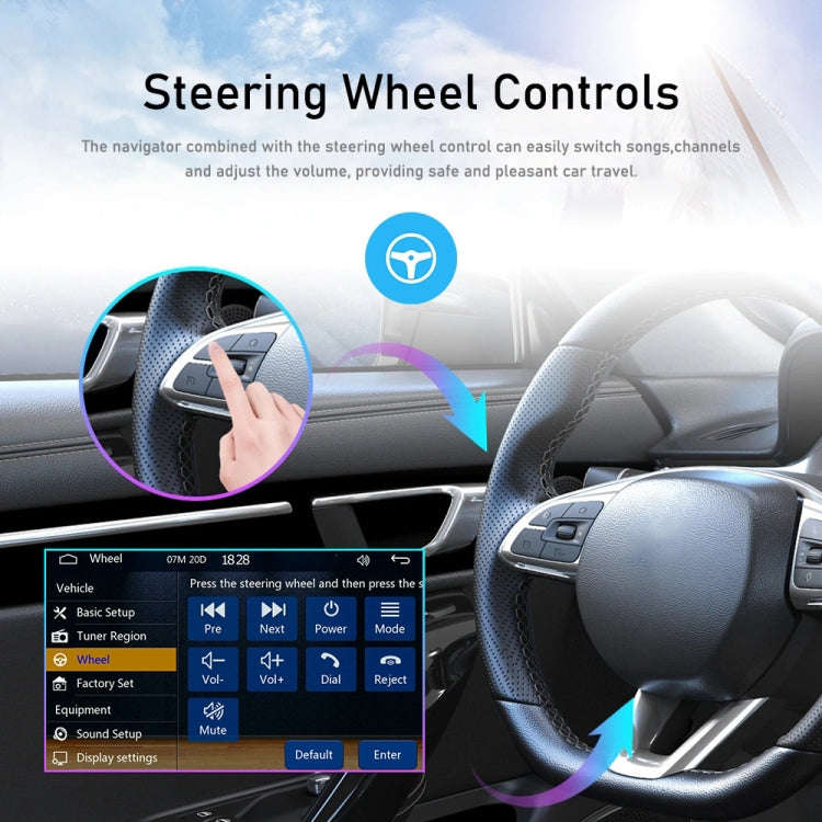 A3107 5 inches Car MP5 Wired CarPlay Universal Bluetooth Player With Microphone, Style: Standard+...