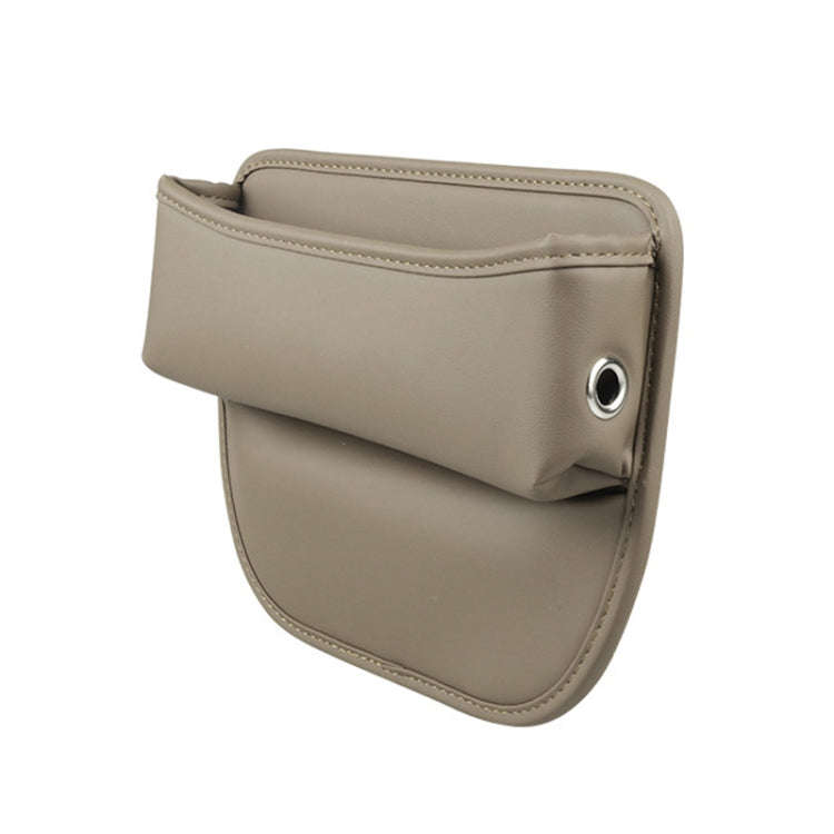 Multifunctional Car Seat Crevice Storage Box, Pattern: No Logo(Beige)