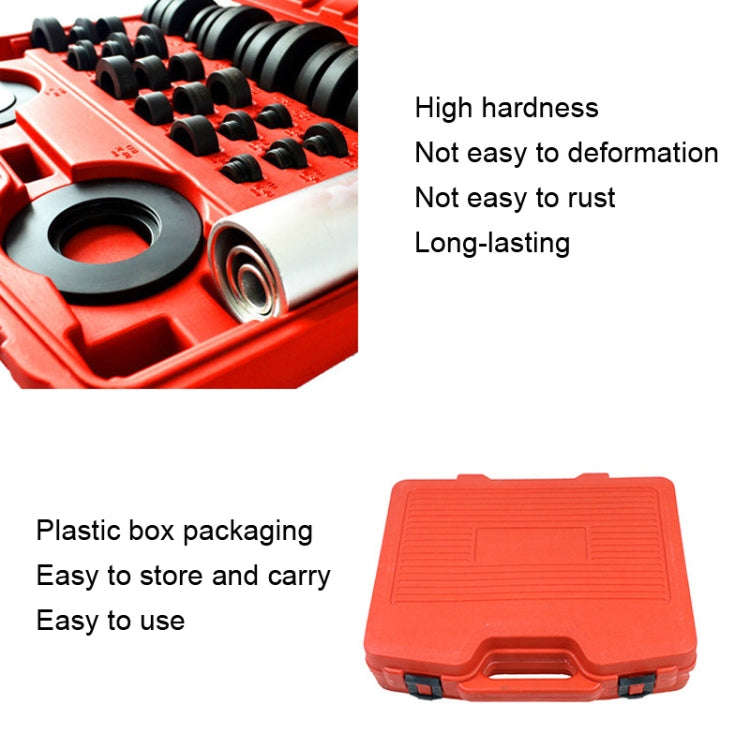 37pcs/set BL1063 Seal Bearing Maintenance Tools Car Oil Sealing Iron Set Peilin, Model: Hammer
