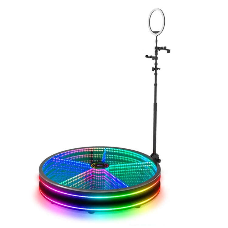 80cm 360 Photo Booth Electric Rotating Small Stage For Parties and Weddings
