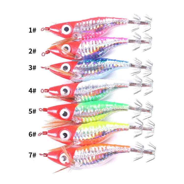 HENGJIA SJ023 Luminous Horizontal Shrimp Squid Hook Bionic Bait, Size: 10cm 9g(4)