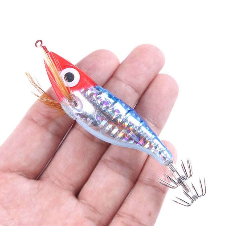 HENGJIA SJ023 Luminous Horizontal Shrimp Squid Hook Bionic Bait, Size: 10cm 9g(1)