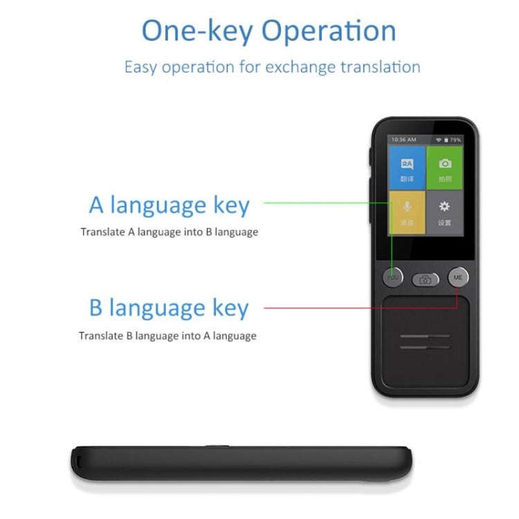 T16 Smart AI Translation Travel Translator Supports 138 Language Mutual Translation 14 Offline Tr...